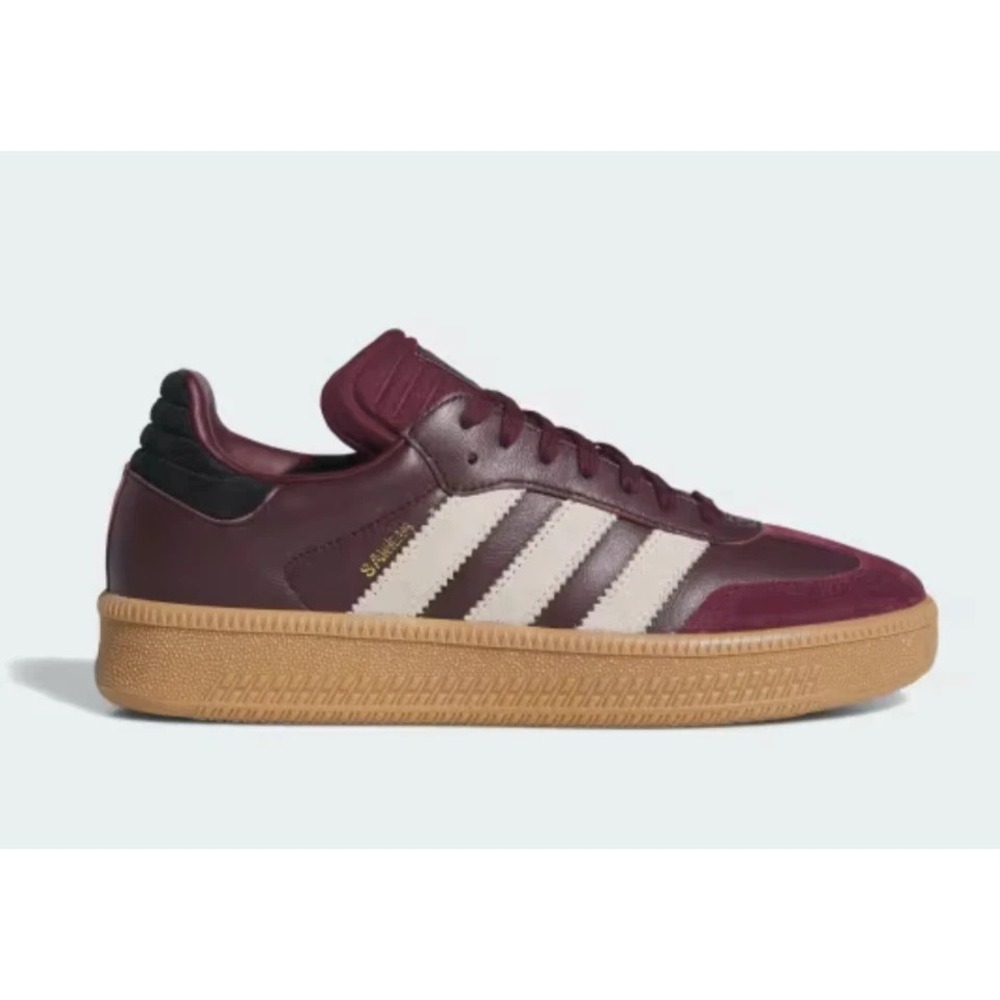 Adidas Samba XLG Mens Size 9 Maroon /Burgundy Shoes Sneakers JQ2388 NEW